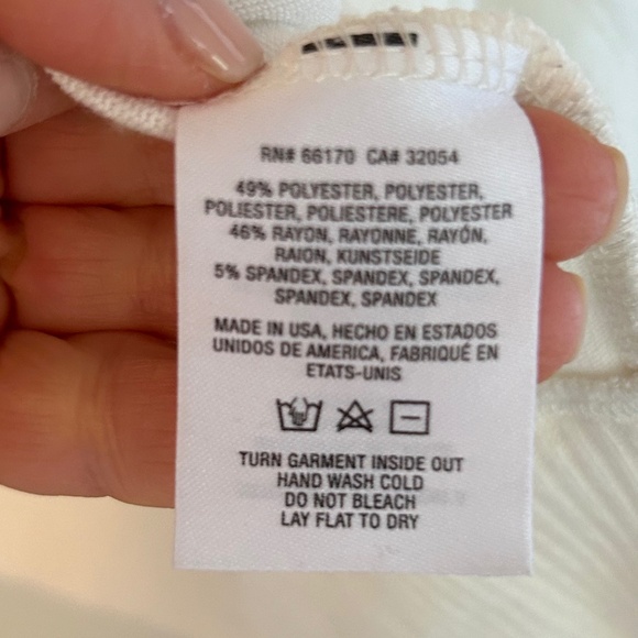 Michael Stars Cream Madison Brushed Jersey Size XS Open Cardigan - Picture 6 of 6